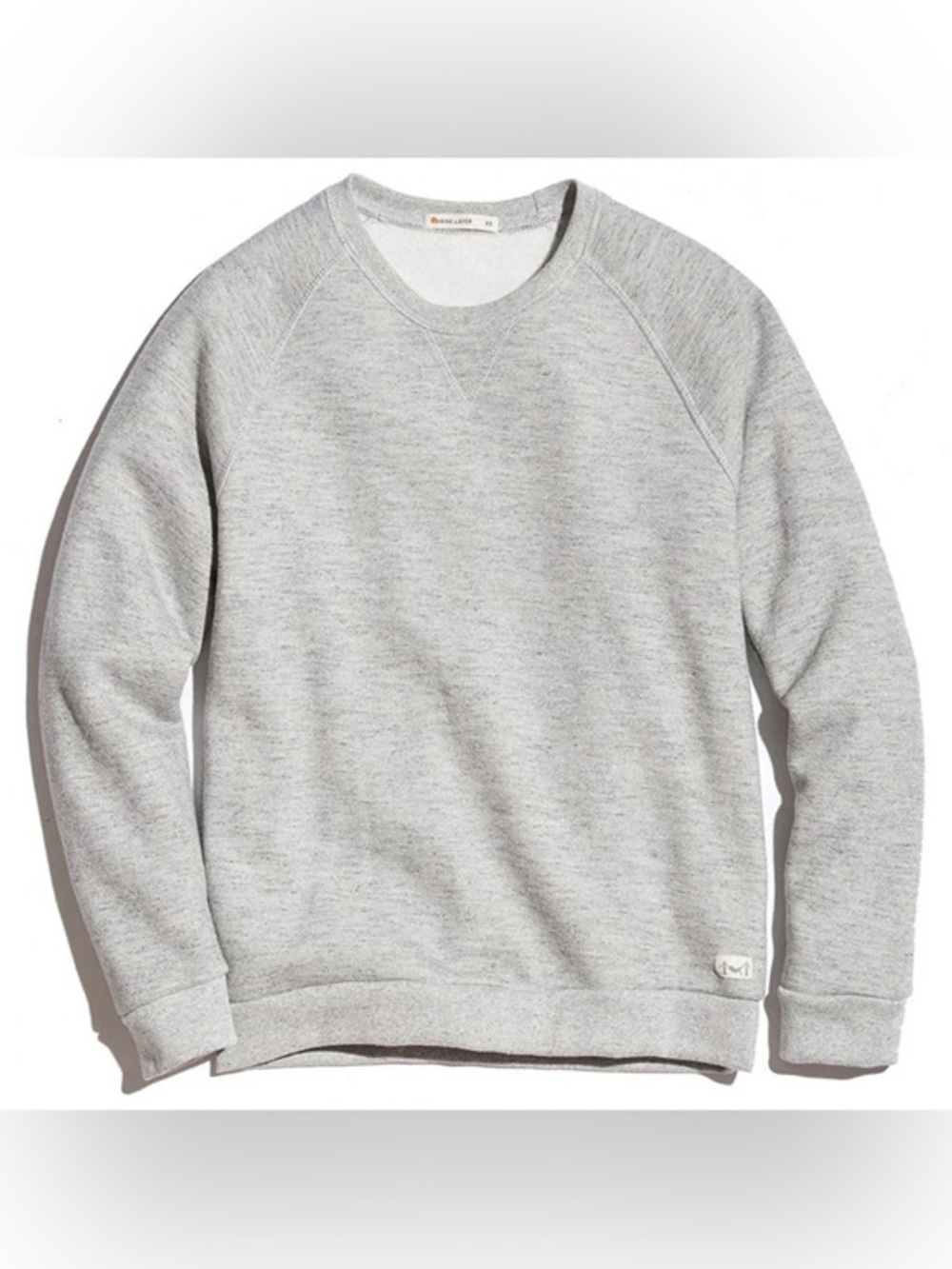 Marine Layer Respun Heather Gray Crewneck Sweatshirt